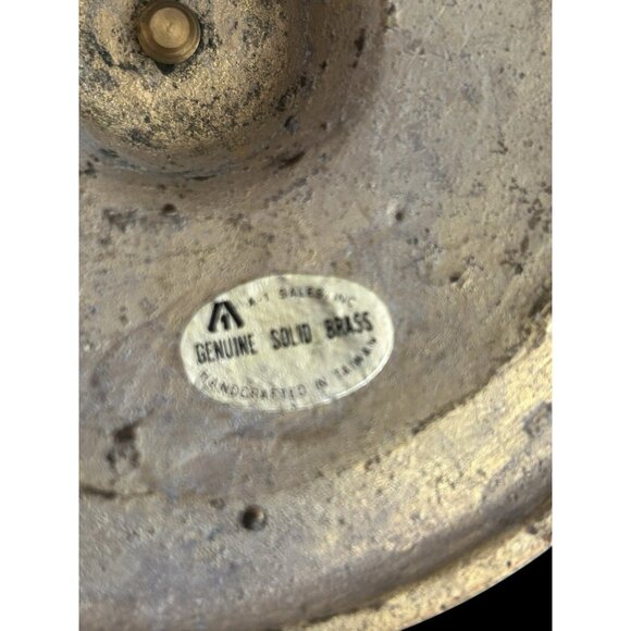 Weather Vane Deer Stag Articulating Stand Solid Brass w Zinc Taiwan Handmade 15" - Picture 11 of 12